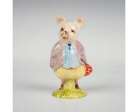 Modeled with purple jacket, light blue waistcoat and yellow pants. This item has its original box measuring 2"L x 2.75"W x 5"