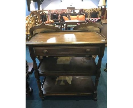 An Ercol three tier trolley