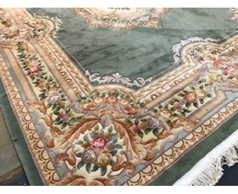 A very large Chinese design carpet