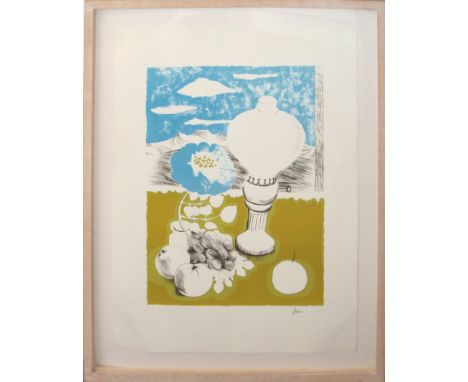 Mary Fedden, Spirit Lamp,lithograph, edition: archive, signed, framed 91 x 71 cm (framed size) Usual retail value £600On show