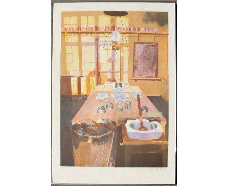 Glynn Boyd Harte,Early Morning, Charlecote, lithograph, edition: 11 of 195,signed, framed, 72 x 54 cm (framed size),Usual ret