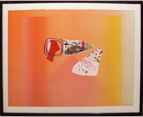 Alistair Grant,Sugar Suite Orange, lithograph with screenprint,edition: 6 of 20,signed, framed,  70 x 89 cm, (framed size), U