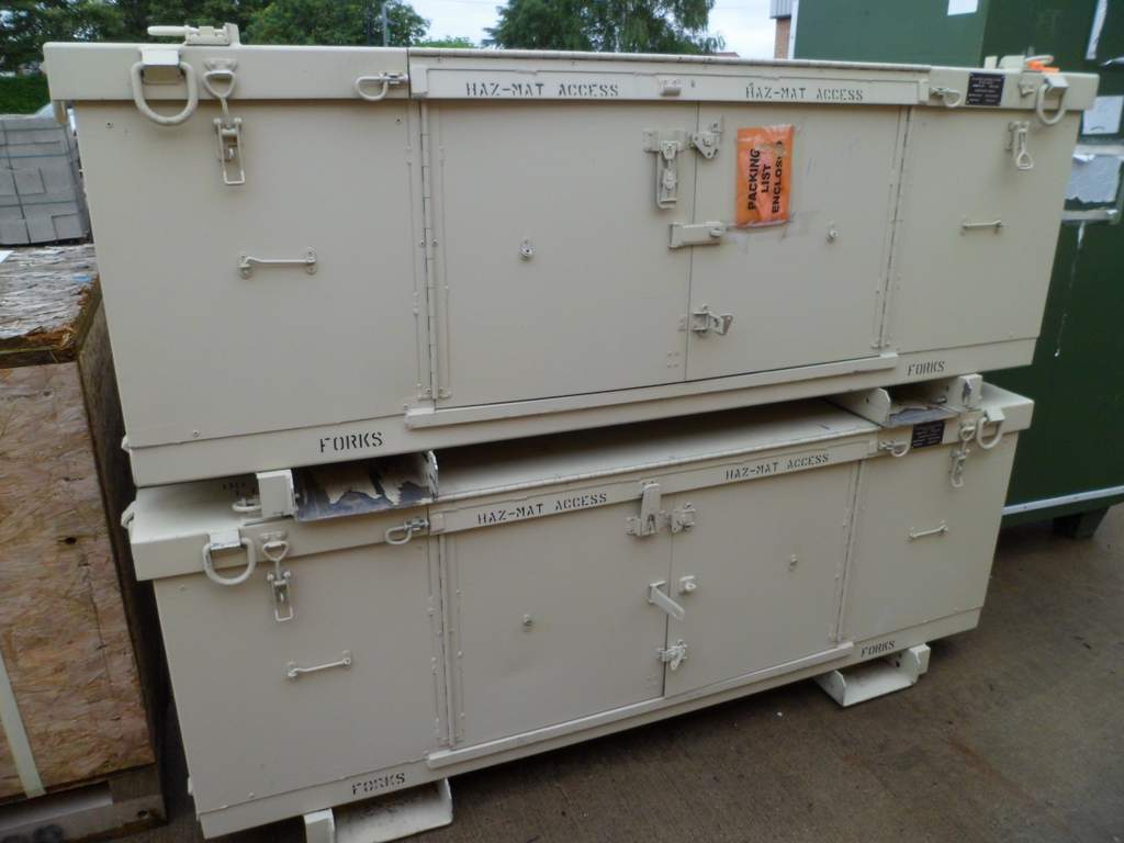 2x Collapsible storage container system 205 x 120 x 78 NSN814500000