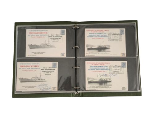 Signed Military FDC Collection. Includes Mrs Lynn Radford, A.M. Gregory Commander Royal Navy, Captain Seely, Captain Phil Rob