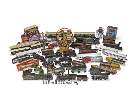 A collection of European, American and Japanese tin plate toys and novelty tinsearly to late 20th centurysome with lithograph