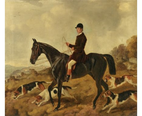 John Alfred Wheeler of Bath (British, 1821-1903)Portrait of John West on Viscount Howard signed with monogram 'JW/Bath' (lowe