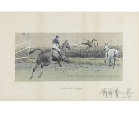 Charlie Johnson Payne, 'Snaffles' (British, 1884-1967)'The worst view in Europe'signed in pencil 'Snaffles' (lower left) lith