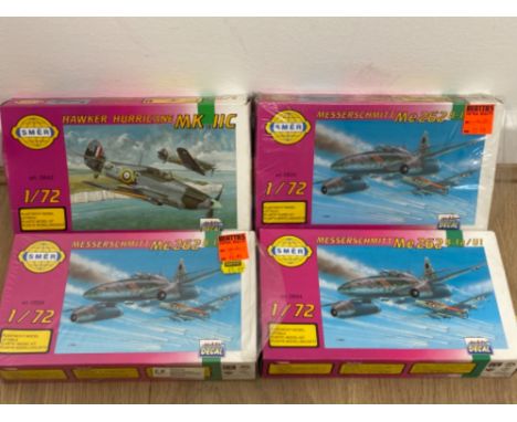 4x Smër buildable 1.72 scale toy military aircrafts