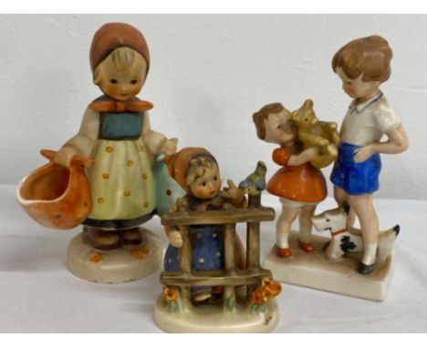 Three west german goebel figures