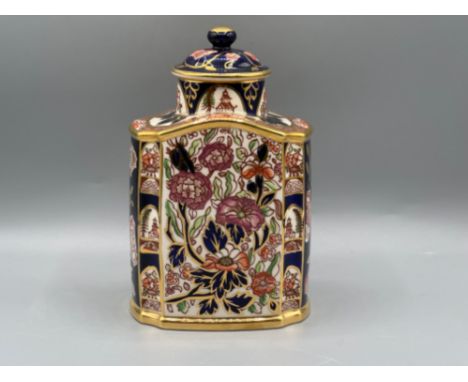 Masons Ironstone “Penang” Tea Caddy, dated 1997 - height 20cm