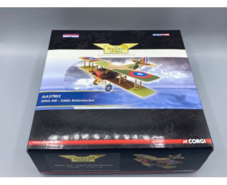 Corgi Limited edition The Aviation archive AA37903 Spad XIII Eddie Rickenbacker scale 1:48 mint