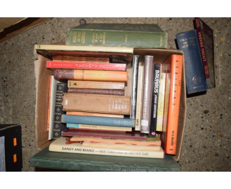 BOX OF BOOKS, MAINLY ART AND ORNITHOLOGICAL INTEREST INCLUDING BIRDS OF OUR COUNTRY, EGGS NEST LIFE AND HAUNTS