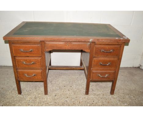 VINTAGE OFFICE DESK, LENGTH APPROX 122CM