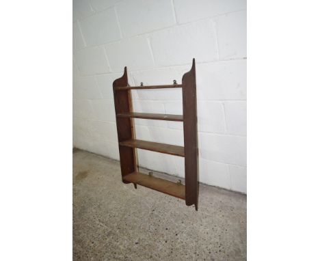 WALL SHELF DISPLAY UNIT, WIDTH APPROX 60CM