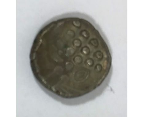 A CELTIC SILVER STATER. A Celtic Silver Stater, Durotriges (S366). This coin a Dorset metal detecting find.