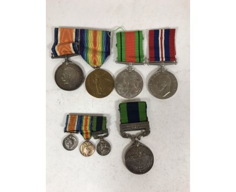 A FIRST AND SECOND WORLD WAR GROUP OF FIVE. A group of five comprising British War medal and Victory medal named to Lieut D.H