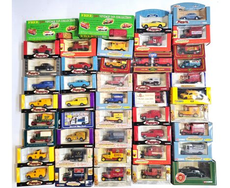 Corgi and similar, a boxed group of promotional models comprising of series such as Motoring Memories, Cameo and similar. Con