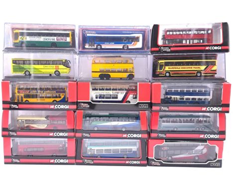 Corgi "Original Omnibus", a boxed bus group to include OM41109 Daimler CVG6 "East Lancs - Bradford City Transport" and others