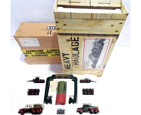 Corgi Heavy Haulage CC12305 Eddie Stobart Set. Comes with 2x Scammell Contractors, girder trailer, bogies &amp; sheeted load.