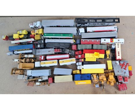 Siku, Corgi, Matchbox and similar, an unboxed group to include Siku "BP"; Corgi articulated truck and trailer "BFGoodrich" pl