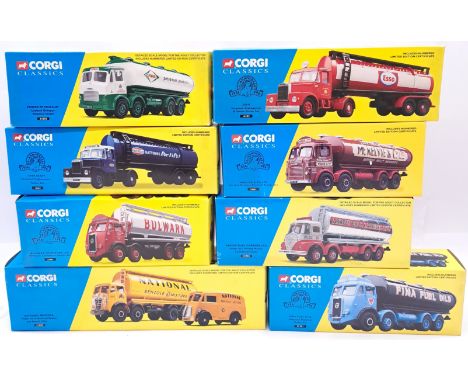 Corgi Classics, a boxed Tanker group to include 27201 Atkinson Elliptical Tanker Set "Fina Fuel Oils" and similar. Conditions