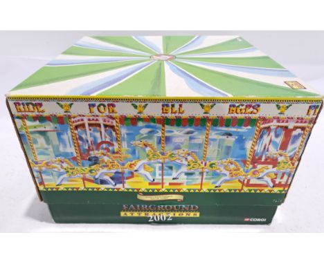 Corgi (Fairground Attractions), a boxed 1:50 scale carousel. CC20401 "The South Down Gallopers". Condition appears to be Near