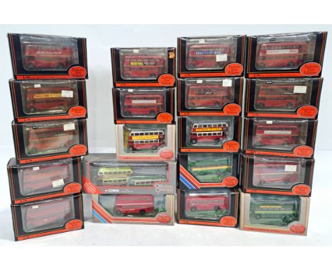 Exclusive First Editions (EFE), a boxed 1:76 scale group to include RM2103 "London Transport" Route Master bus overline; 3170
