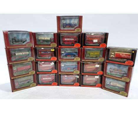 Exclusive First Editions (EFE), a boxed 1:76 scale group to include 21603 Albin Ergomatic 2 Axle Flatbed "British Road Servic