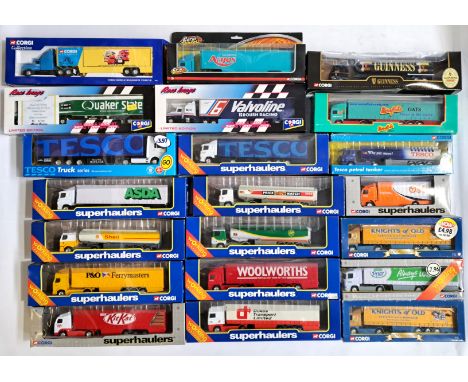 Corgi and similar, a boxed commercial group including Superhaulers and similar which comprises mainly of Tankers, Truck/Trail