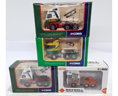 Corgi, a boxed &ldquo;Eddie Stobart&rdquo; and similar group to include "Maxwell Freight Services" CP14117 DAF XF 105 "Titani