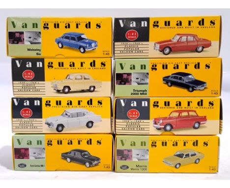 &nbsp;Vanguards, a boxed 1:43 scale models to include VA08200 Triumph 2000 MKII; VA21000 Ford 100E and others. Conditions gen
