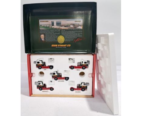 Corgi, a boxed 1:50 scale "Eddie Stobart LTD" Commercial Set. 76901 30th Anniversary 1970-2000. Conditions generally appear t