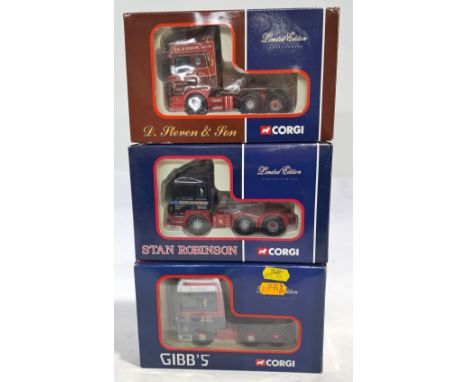 Corgi, a boxed 1:50 scale Commercial group to include "Stan Robinson" CC12706 ERF ECS Tractor Unit and others. Conditions gen