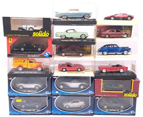 Solido, a boxed group comprising of Age D'or, Hi-Fi and other series to include No.132 Mercedes SS (1928), NO.4578 Triumph TR