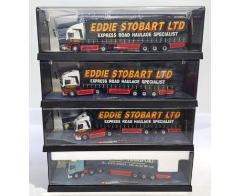 Corgi, a boxed 1/50 scale "Modern Trucks A New Era of Road Transport" group to include 75203 ERF Curtainside "Richard Read"&n