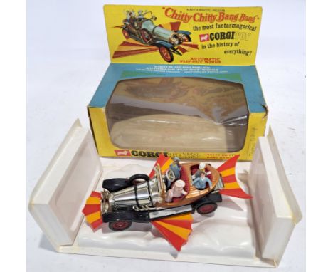 Corgi 266 "Chitty Chitty Bang Bang" complete with front and rear wings, "Caractacus Potts, Truly Scrumptious, Jeremy and Jemi