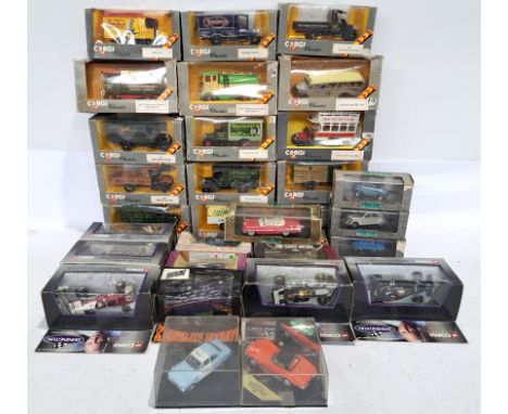 Corgi, Vitesse and similar, a boxed group of models to include Corgi "Donington Collection" 97373 Hesketh 308-Ford Cosworth V