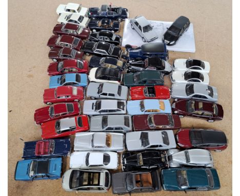 Solido, Starline, Minichamps and similar, an unboxed group of 1:43 scale cars to include Minichamps Lancia Beta 1980; Norev L