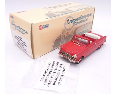 Lansdowne Models (Brooklin) a boxed 1:43 scale LDM23A 1962 Ford Consul Mk.2 Convertible Top-down in Red. Condition appears ge