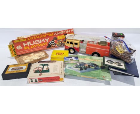 Husky, Corgi, Dinky and similar, a boxed and unboxed group to include Husky Playmat 1550 town layout, Corgi 44904 Southdown D