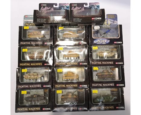 Corgi, a boxed group of "Military" Vehicles. Includes Male Tank MKIV CS90106 with others. Although unchecked for completeness