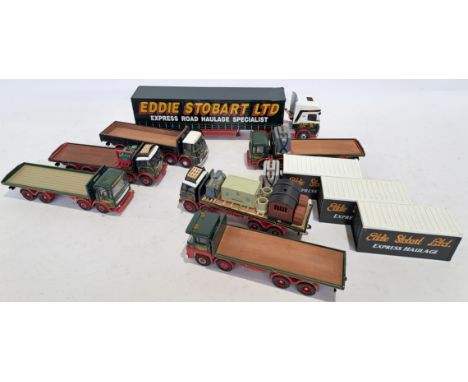 Corgi, an unboxed group of "Eddie Stobart Ltd" related group to include Guy "Eddie Stobart Express Haulage Cumberland" and ot