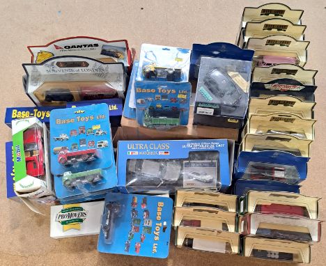 Lledo Days-Gone, Vitesse, Base Toys Ltd plus others. A boxed/carded group to include Vitesse V98015 Toyota RAV4 in light Gree