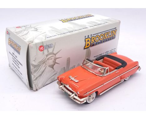 Brooklin Models, a boxed 1:43 scale BRK162 1954 Mercury Monterey Convertible in "Bittersweet" Orange. Condition appears gener