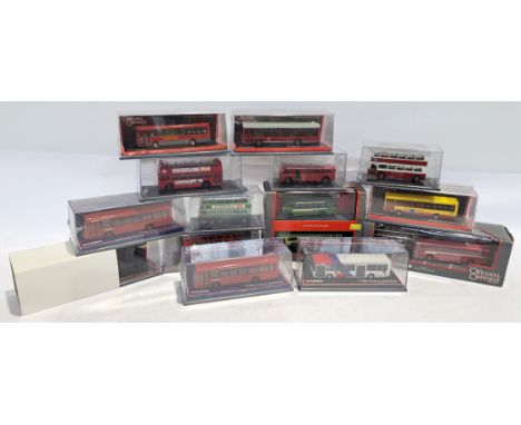 Corgi (The Original Omnibus), a boxed 1:76 scale group to include OM45703 AEC Q Double Deck Bus "London Transport" Limited Ed