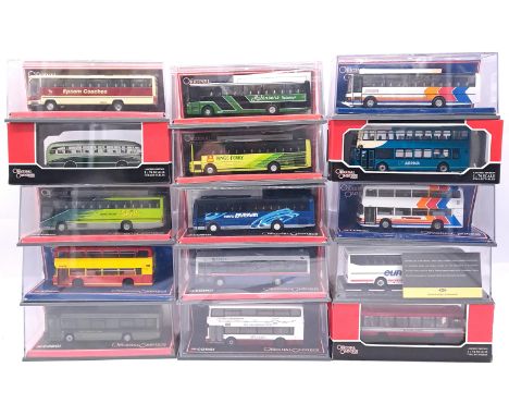 Corgi "Original Omnibus", a boxed bus group to include OM42504 East Lancs (Myllennium) Lowlander "Arriva Fox County" and othe