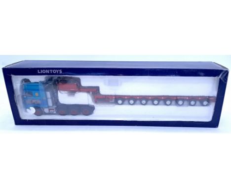 Lion Toys, a boxed 1/50 scale Commercial vehicle "Allely's Heavy Haulage". Condition appears to be Excellent in Good box. See