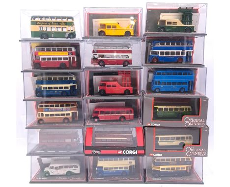 Corgi "Original Omnibus", a boxed bus group to include OM97860 Bristol L5G "Bath Tramways Motor Co Ltd" and others. Condition