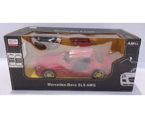 Rastar, a boxed 1:14 Scale Mercedes-Benz SLS AMG RC Car. Although unchecked for completeness or if in working order condition