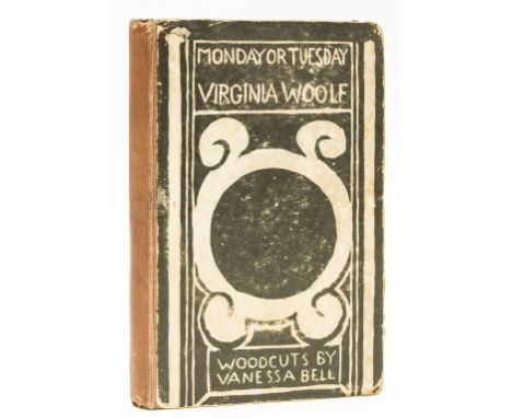 Woolf (Virginia) Monday or Tuesday, first edition, full-page woodcut illustrations by Vanessa Bell (lightly offset as usual),